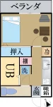 浦添 間取り図 間取り 1K